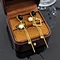 black pearl earrings